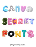 Canva Secret Fonts