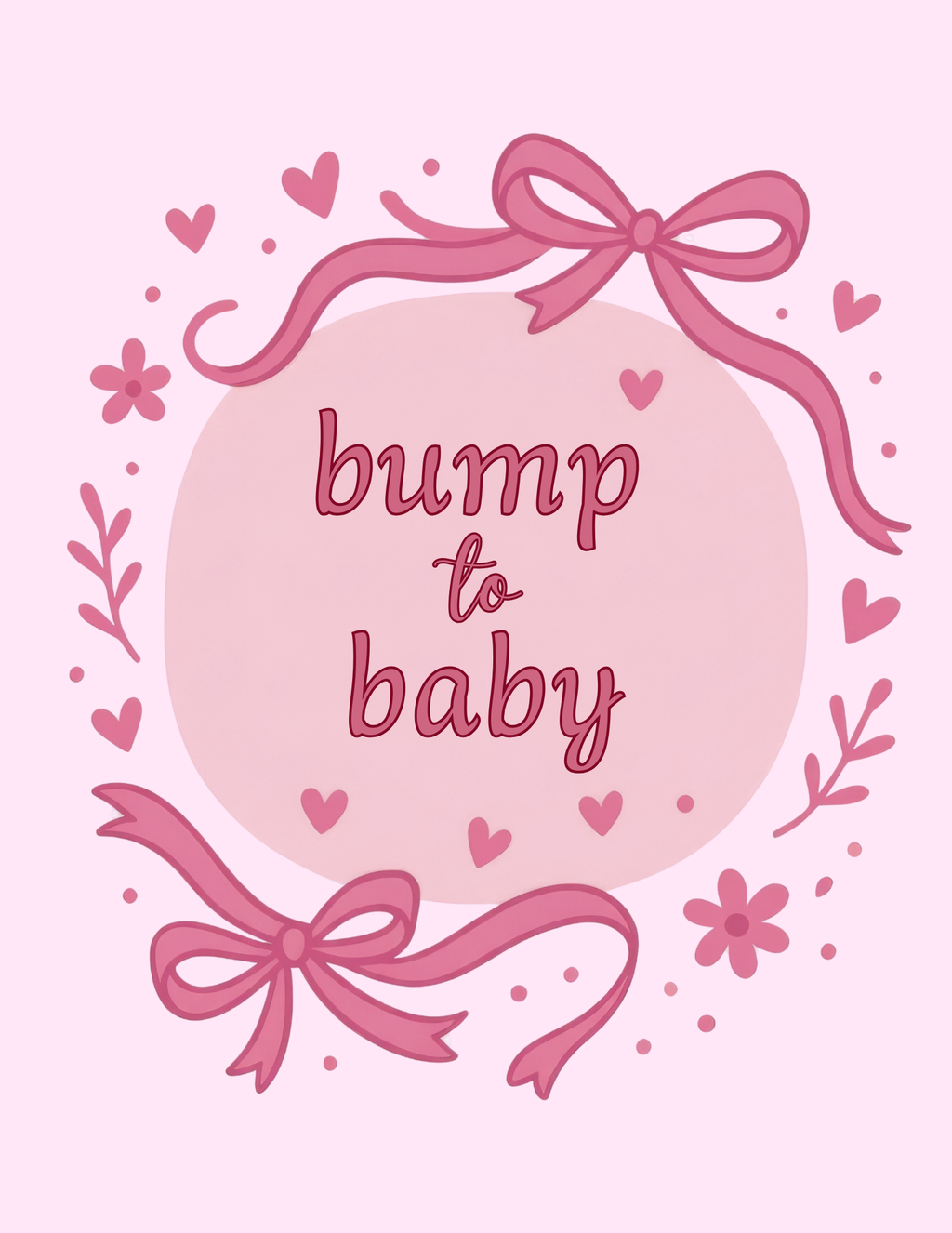 Digital Bump to Baby Journal (Pink)